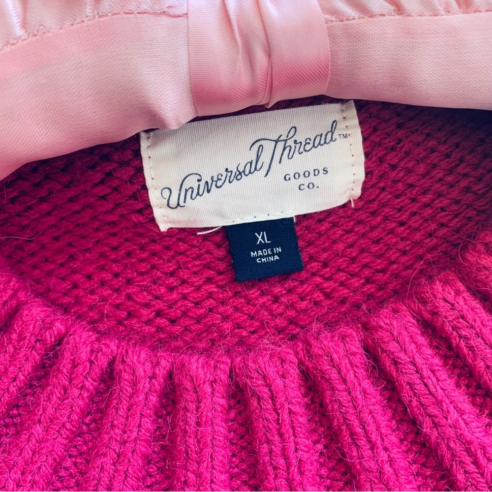Universal Thread Pink Mock Neck Pullover Sweater - image 4